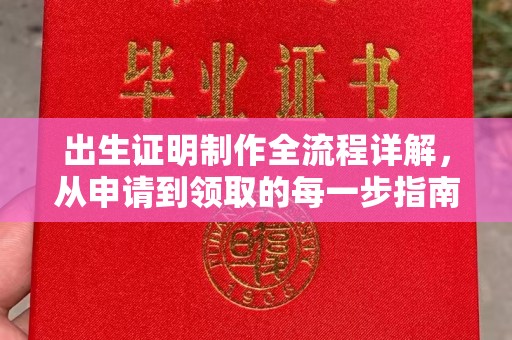 南充出生证明制作全流程详解，从申请到领取的每一步指南