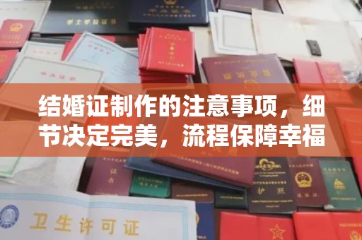 南充结婚证制作的注意事项，细节决定完美，流程保障幸福