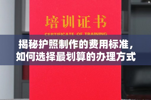 南充揭秘护照制作的费用标准，如何选择最划算的办理方式？