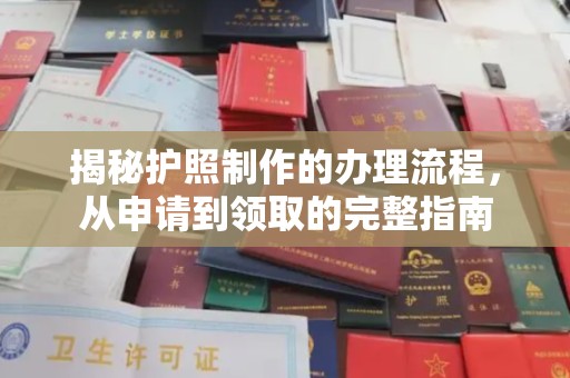 南充揭秘护照制作的办理流程，从申请到领取的完整指南