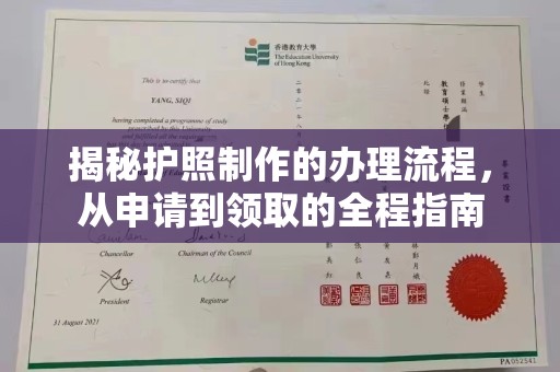 南充揭秘护照制作的办理流程，从申请到领取的全程指南