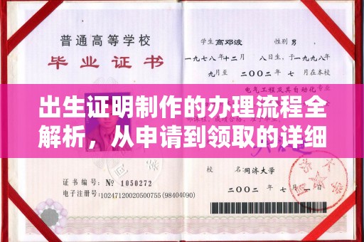 南充出生证明制作的办理流程全解析，从申请到领取的详细指南